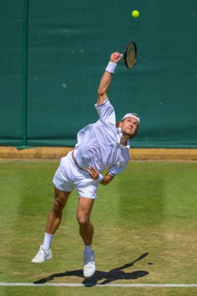 Day Four: The Championships - Wimbledon 2026 LONDON, ENGLAND JULY 02 - Otto Virtanen of Finland during Gentlemen s Single Second Round against Arthur Fery of Great Britain at The Wimbledon Lawn Tennis Championship at Wimbledon on July 02, 2026 in London, England. (Photo by Keeran Marquis)  Copyright: xKeeranxMarquis Fotoarena SPPx Sportspressphoto_SPR182626