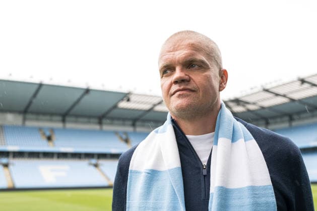 260702 Huvudtränare Gaute Helstrup under en pressträff med Malmö FF den 2 juli 2026 i Malmö. *** 260702 Head Coach Gaute Helstrup during a press conference with Malmö FF on July 2, 2026, in Malmö  Copyright: CHRISTOFFERxBORGxMATTISSON BB260702CB014