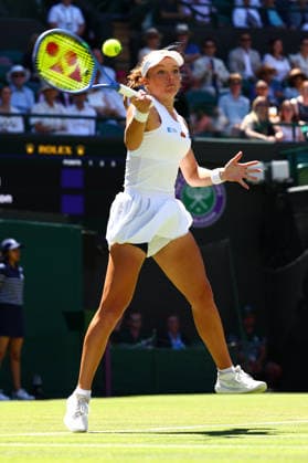Katie Swan during her second round match Wimbledon Tennis Championships, Day 4, The All England Lawn Tennis and Croquet Club, London, UK - 02 Jul 2026London The All England Lawn Tennis and United Kingdom  Copyright: xJamesxMarsh Shutterstockx 16970344bm