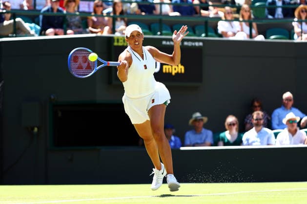 Madison Keys during her second round match Wimbledon Tennis Championships, Day 4, The All England Lawn Tennis and Croquet Club, London, UK - 02 Jul 2026London The All England Lawn Tennis and United Kingdom  Copyright: xJamesxMarsh Shutterstockx 16970344bq