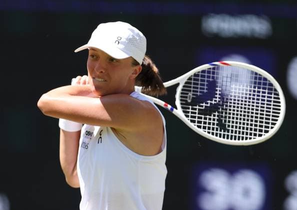 Iga Swiatek during her second round match Wimbledon Tennis Championships, Day 4, The All England Lawn Tennis and Croquet Club, London, UK - 02 Jul 2026London The All England Lawn Tennis and United Kingdom  Copyright: xKieranxMcManus Shutterstockx 16970349bz