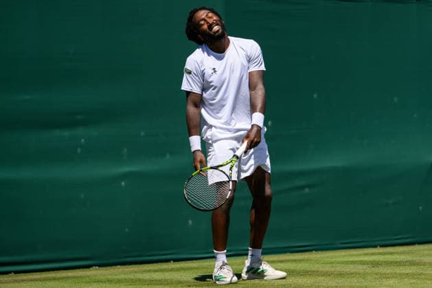 260702 Evan King of USA reacts during a first round men™s doubles match during day 4 of Wimbledon on July 2, 2026 in London. Photo: Jesper Zerman BILDBYRAN kod JZ JZ0746 tennis wimbledon 4 bbeng dubbel depp *** 260702 Evan King of the USA reacts during a first-round men’s doubles match on Day 4 of Wimbledon on July 2, 2026, in London. Photo: Jesper Zerman, BILDBYRAN, code JZ JZ0746, tennis, Wimbledon, 4, bbeng, doubles, depp  Copyright: JESPERxZERMAN BB260702JZ010