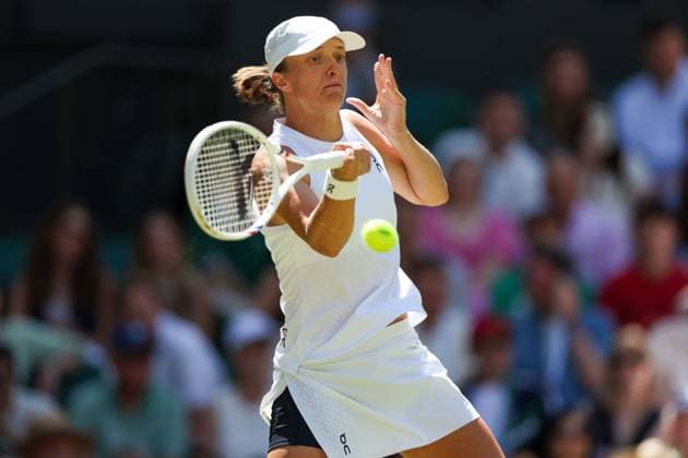 Iga Swiatek during her second round match Wimbledon Tennis Championships, Day 4, The All England Lawn Tennis and Croquet Club, London, UK - 02 Jul 2026London The All England Lawn Tennis and United Kingdom  Copyright: xKieranxMcManus Shutterstockx 16970349cg