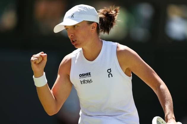 Iga Swiatek during her second round match Wimbledon Tennis Championships, Day 4, The All England Lawn Tennis and Croquet Club, London, UK - 02 Jul 2026London The All England Lawn Tennis and United Kingdom  Copyright: xKieranxMcManus Shutterstockx 16970349cf