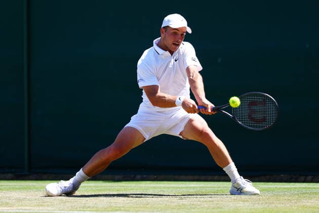 Arthur Fery during his second round match Wimbledon Tennis Championships, Day 4, The All England Lawn Tennis and Croquet Club, London, UK - 02 Jul 2026London The All England Lawn Tennis and United Kingdom  Copyright: xJamesxMarsh Shutterstockx 16970344dn