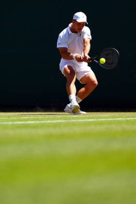 Arthur Fery during his second round match Wimbledon Tennis Championships, Day 4, The All England Lawn Tennis and Croquet Club, London, UK - 02 Jul 2026London The All England Lawn Tennis and United Kingdom  Copyright: xJamesxMarsh Shutterstockx 16970344du