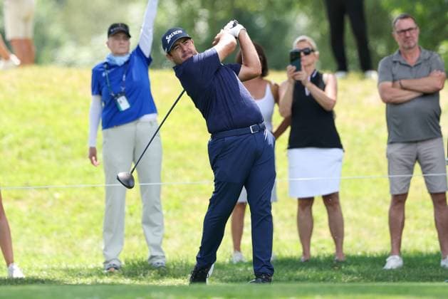 am Abschlag,Tee 9, Hennie Du Plessis (RSA), 37. BMW International Open 2026, Golf, DP World Tour, Herren, Runde 1, 02.07.2026 Eichenried Bayern Deutschland *** At the tee, Tee 9, Hennie Du Plessis (RSA), 37th BMW International Open 2026, Golf, DP World Tour, Men, Round 1, July 2, 2026, Eichenried, Bavaria, Germany Copyright: xkolbert-press ChristianxKolbertx
