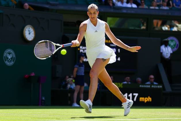 Karolina Pliskova during her second round match Wimbledon Tennis Championships, Day 4, The All England Lawn Tennis and Croquet Club, London, UK - 02 Jul 2026London The All England Lawn Tennis and United Kingdom  Copyright: xKieranxMcManus Shutterstockx 16970349ck