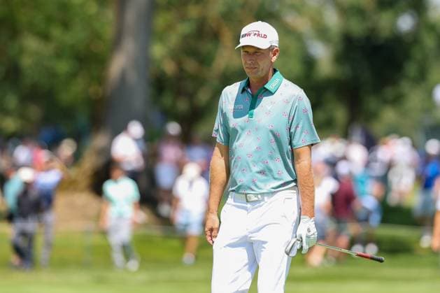 Marcel Siem (GER) auf dem Green, 37. BMW International Open 2026, Golf, DP World Tour, Herren, Runde 1, 02.07.2026 Eichenried Bayern Deutschland *** Marcel Siem (GER) on the green, 37th BMW International Open 2026, Golf, DP World Tour, Men s, Round 1, July 2, 2026, Eichenried, Bavaria, Germany Copyright: xkolbert-press ChristianxKolbertx