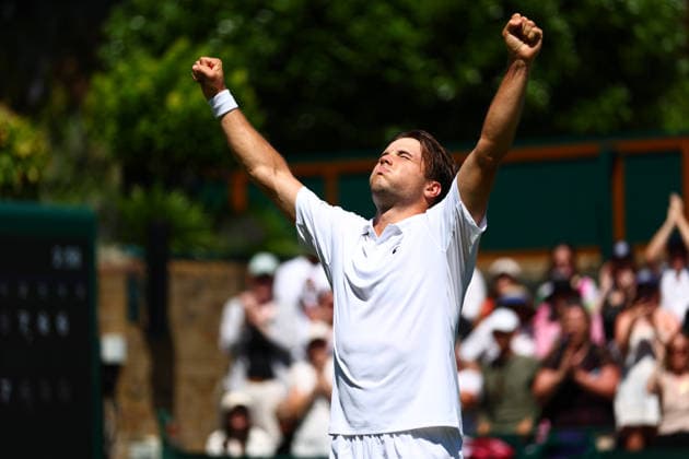 Arthur Fery celebrates victory in his second round match Wimbledon Tennis Championships, Day 4, The All England Lawn Tennis and Croquet Club, London, UK - 02 Jul 2026London The All England Lawn Tennis and United Kingdom  Copyright: xJamesxMarsh Shutterstockx 16970344eb