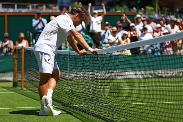 Arthur Fery celebrates victory in his second round match Wimbledon Tennis Championships, Day 4, The All England Lawn Tennis and Croquet Club, London, UK - 02 Jul 2026London The All England Lawn Tennis and United Kingdom  Copyright: xJamesxMarsh Shutterstockx 16970344ef
