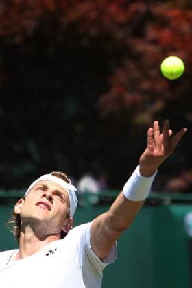 The Championships Wimbledon 2026- DAY 4- 02 07 2026 Great Britain, London, All England Lawn Tennis Club, The Championships Wimbledon 2026 - DAY 4- 02 07 2026 Belgian player Zizou Bergs (BEL) pictured during his second round against Jaime Faria (POR) in London , All England Lawn Tennis Club at The Championships Wimbledon 2026 LONDON GREAT BRITAIN  Copyright: xMélaniexJeusettex