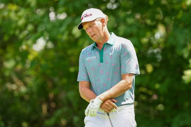 enttaeuschung bei Marcel Siem (GER) am Abschlag,Tee, 37. BMW International Open 2026, Golf, DP World Tour, Herren, Runde 1, 02.07.2026 Eichenried Bayern Deutschland *** Disappointment for Marcel Siem (GER) at the tee, 37th BMW International Open 2026, Golf, DP World Tour, Men s, Round 1, July 2, 2026, Eichenried, Bavaria, Germany Copyright: xkolbert-press ChristianxKolbertx