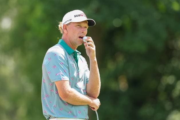 Marcel Siem (GER) kaut am Ball, 37. BMW International Open 2026, Golf, DP World Tour, Herren, Runde 1, 02.07.2026 Eichenried Bayern Deutschland *** Marcel Siem (GER) takes a divot, 37th BMW International Open 2026, Golf, DP World Tour, Men s, Round 1, July 2, 2026, Eichenried, Bavaria, Germany Copyright: xkolbert-press ChristianxKolbertx