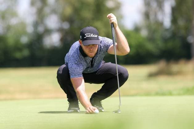 Thomas Schmidt (AM) (GER), 37. BMW International Open 2026, Golf, DP World Tour, Herren, Runde 1, 02.07.2026 Eichenried Bayern Deutschland *** Thomas Schmidt (GER), 37th BMW International Open 2026, Golf, DP World Tour, Men, Round 1, July 2, 2026, Eichenried, Bavaria, Germany Copyright: xkolbert-press ChristianxKolbertx