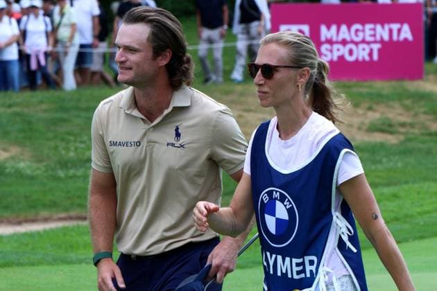 EICHENRIED, GERMANY - JULY 02: Wife of KAYMER, Martin (GER) and SCHOTT, Freddy (GER) at the Round 1 of the BMW International Open, Eichenried, Germany, DP World TOUR, Round 1 on July 02, 2026 in Eichenried, Germany, BMW International Open, Eichenried, Germany, 02.07.2026 Bavaria Germany Copyright: xPhotographer:xNilsxKoepkex