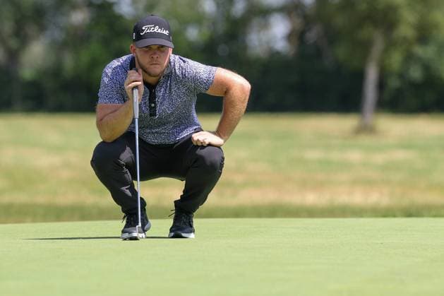 Thomas Schmidt (AM) (GER), 37. BMW International Open 2026, Golf, DP World Tour, Herren, Runde 1, 02.07.2026 Eichenried Bayern Deutschland *** Thomas Schmidt (GER), 37th BMW International Open 2026, Golf, DP World Tour, Men s, Round 1, July 2, 2026, Eichenried, Bavaria, Germany Copyright: xkolbert-press ChristianxKolbertx