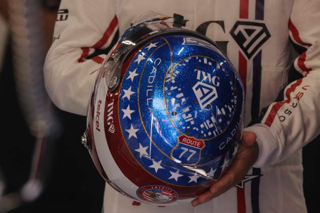 Formula 1 Pirelli British Grand Prix 2026. The Top of Valtteri Bottas (FIN), Cadillac Formula 1 Team, MAC-26 special helmet livery USA 250 during Formula 1 Pirelli British Grand Prix 2026. on July 2., 2026 in Silverstone Circuit, Silverstone, United Kingdom, Zsombor Toth Silverstone Silverstone Circuit West Northamptonshire United Kingdom