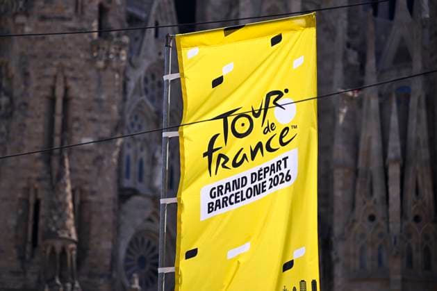Tour de France 2026 Media Activities 02 07 2026 BARCELONA, SPAIN - JULY 02 : illustration picture pictured during the teams presentation prior to the 113rd edition of Tour de France an UCI World Tour 2.UWT Team Time Trial stage for Men Elite of 19 km with start in Barcelona and finish in Barcelona on July 2, 2026 in Barcelona, Spain, 02 07 2026 Barcelona Spain  Copyright: xTomasxSiskx