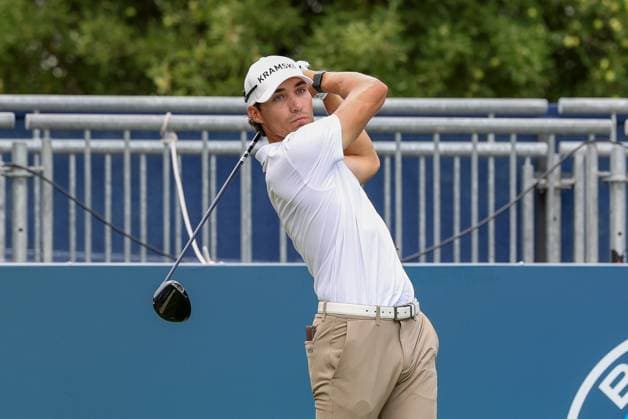 Dominic Foos (GER) am Abschlag,Tee1, 37. BMW International Open 2026, Golf, DP World Tour, Herren, Runde 1, 02.07.2026 Eichenried Bayern Deutschland *** Dominic Foos (GER) on the tee, Tee 1, 37th BMW International Open 2026, Golf, DP World Tour, Men s, Round 1, July 2, 2026, Eichenried, Bavaria, Germany Copyright: xkolbert-press ChristianxKolbertx