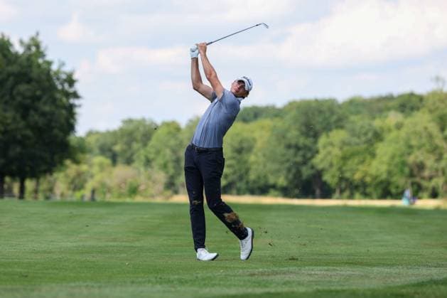Jannik De Bruyn ((GER) auf dem Fairway, 37. BMW International Open 2026, Golf, DP World Tour, Herren, Runde 1, 02.07.2026 Eichenried Bayern Deutschland *** Jannik De Bruyn (GER) on the fairway, 37th BMW International Open 2026, Golf, DP World Tour, Men s, Round 1, July 2, 2026, Eichenried, Bavaria, Germany Copyright: xkolbert-press ChristianxKolbertx