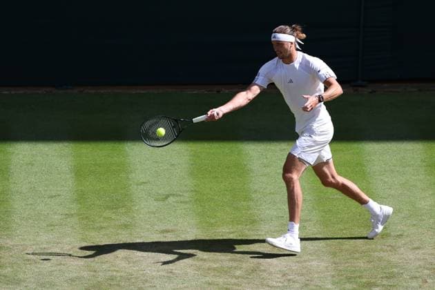 Alexander Zverev during his second round match Wimbledon Tennis Championships, Day 4, The All England Lawn Tennis and Croquet Club, London, UK - 02 Jul 2026London The All England Lawn Tennis and United Kingdom  Copyright: xKieranxMcManus Shutterstockx 16970349dn