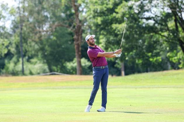 Thomas Rosenmueller (GER) auf dem Fairway, 37. BMW International Open 2026, Golf, DP World Tour, Herren, Runde 1, 02.07.2026 Eichenried Bayern Deutschland *** Thomas Rosenmueller (GER) on the fairway, 37th BMW International Open 2026, Golf, DP World Tour, Men s, Round 1, July 2, 2026, Eichenried, Bavaria, Germany Copyright: xkolbert-press ChristianxKolbertx