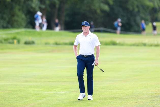 Finn Koelle (AM) (GER), 37. BMW International Open 2026, Golf, DP World Tour, Herren, Runde 1, 02.07.2026 Eichenried Bayern Deutschland *** Finn Koelle (GER), 37th BMW International Open 2026, Golf, DP World Tour, Men s, Round 1, July 2, 2026, Eichenried, Bavaria, Germany Copyright: xkolbert-press ChristianxKolbertx