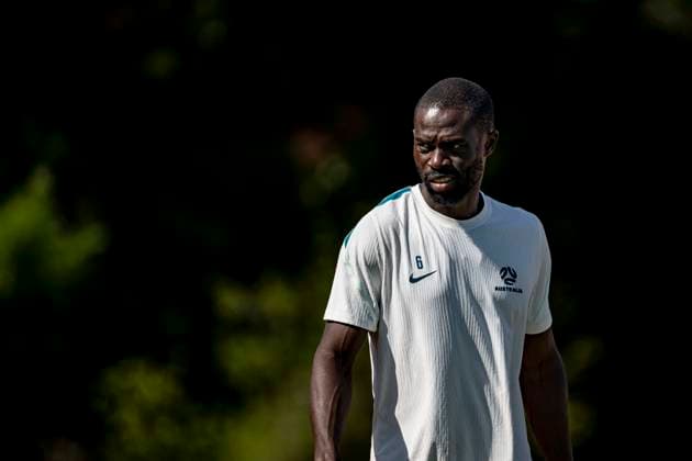 DALLAS - Jason Geria of Australia during the 2026 World Cup, training with Australia at Washburne Soccer and Track Stadium on July 2, 2026, in Dallas, United States. (Photo by Stefan Koops EYE4IMAGES DeFodi Images) - *** DALLAS: Jason Geria of Australia during the 2026 World Cup, training with the Australian national team at Washburne Soccer and Track Stadium on July 2, 2026, in Dallas, United States. Photo by Stefan Koops, EYE4IMAGES, DeFodi Images