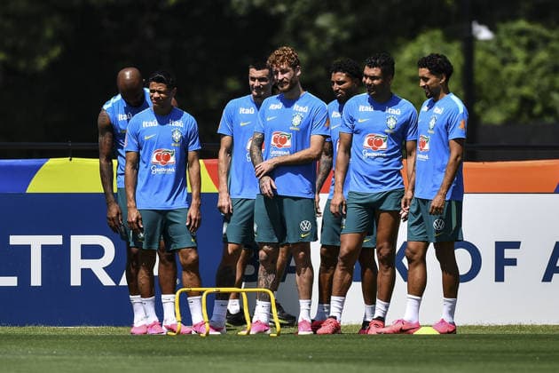 Brazilian Team training at their New Jersey base the Columbia Park Training Facility in Morristown, NJ, United States. (Photo by Rebekah Wynkoop SPP)  Copyright: xRebekahxWynkoop SPPx Sportspressphoto_SPR182705