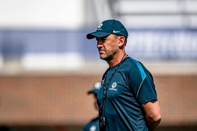 DALLAS - Australia s national coach Tony Popovic during the 2026 World Cup, Australia training at Washburne Soccer and Track Stadium on July 2, 2026, in Dallas, United States. (Photo by Stefan Koops EYE4IMAGES DeFodi Images) - *** DALLAS: Australia s national coach Tony Popovic during the 2026 World Cup, as the Australian team trains at Washburne Soccer and Track Stadium on July 2, 2026, in Dallas, United States. Photo by Stefan Koops, EYE4IMAGES, DeFodi Images