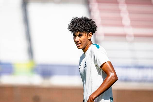 DALLAS - Lucas Herrington of Australia during the 2026 World Cup, training with Australia at Washburne Soccer and Track Stadium on July 2, 2026, in Dallas, United States. (Photo by Stefan Koops EYE4IMAGES DeFodi Images) - *** DALLAS: Lucas Herrington of Australia during the 2026 World Cup, training with the Australian national team at Washburne Soccer and Track Stadium on July 2, 2026, in Dallas, United States. Photo by Stefan Koops, EYE4IMAGES, DeFodi Images