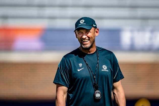 DALLAS - Australia s national coach Tony Popovic during the 2026 World Cup, Australia training at Washburne Soccer and Track Stadium on July 2, 2026, in Dallas, United States. (Photo by Stefan Koops EYE4IMAGES DeFodi Images) - *** DALLAS: Australia s national coach Tony Popovic during the 2026 World Cup, as the Australian team trains at Washburne Soccer and Track Stadium on July 2, 2026, in Dallas, United States. Photo by Stefan Koops, EYE4IMAGES, DeFodi Images