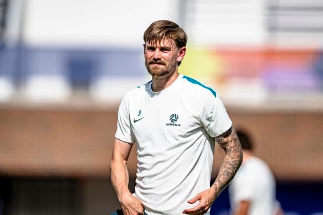 DALLAS - Connor Metcalfe of Australia during the 2026 World Cup, training with Australia at Washburne Soccer and Track Stadium on July 2, 2026, in Dallas, United States. (Photo by Stefan Koops EYE4IMAGES DeFodi Images) - *** DALLAS: Connor Metcalfe of Australia during the 2026 World Cup, training with the Australian national team at Washburne Soccer and Track Stadium on July 2, 2026, in Dallas, United States. Photo by Stefan Koops, EYE4IMAGES, DeFodi Images
