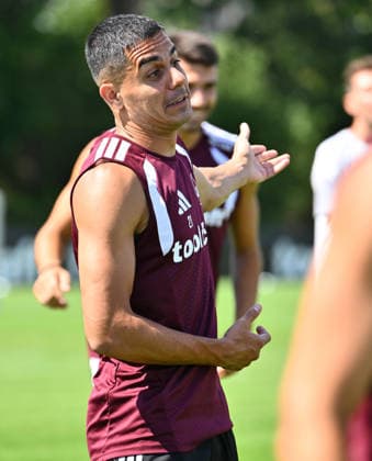 02.07.2026 - Fussball - 2. Fussball - Bundesliga - Saison 2026 2027 - 1. FC Nürnberg Nuernberg FCN ( Club ) - Training - Sportfoto Zink - xwoxzix - Ioannis Masouras (21, 1. FC Nürnberg FCN ) gestikuliert Geste *** July 2, 2026 Soccer 2 Bundesliga 2026–2027 Season 1 FC Nürnberg Nuremberg FCN Club Training Sports Photo Zink xwoxzix Ioannis Masouras 21, 1 FC Nuremberg FCN gesturing gesture