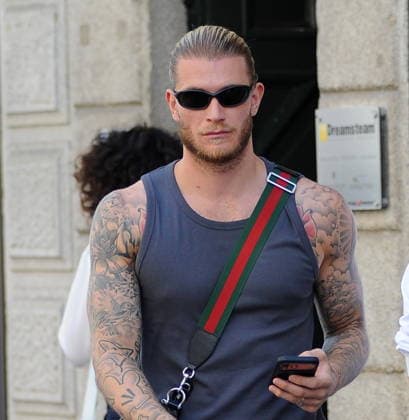 RECORD DATE NOT STATED IPA86310503 - Milan—photo by Mimmo Carriero—Loris Karius, Diletta Leotta’s husband and goalkeeper for Schalke 04, which was recently promoted to the Bundesliga, is enjoying the last few days of his vacation before the team’s training camp—  Copyright: xx xx 0860592038st