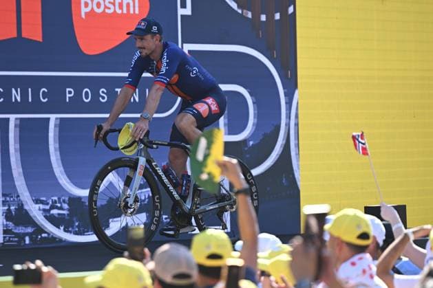 Tour de France 2026 Media Activities 02 07 2026 BARCELONA, SPAIN - JULY 02 : Degenkolb John (GER) of Team Picnic PostNL pictured during the teams presentation prior to the 113rd edition of Tour de France an UCI World Tour 2.UWT Team Time Trial stage for Men Elite of 19 km with start in Barcelona and finish in Barcelona on July 2, 2026 in Barcelona, Spain, 02 07 2026 Barcelona Spain  Copyright: xSzymonxGruchalskix