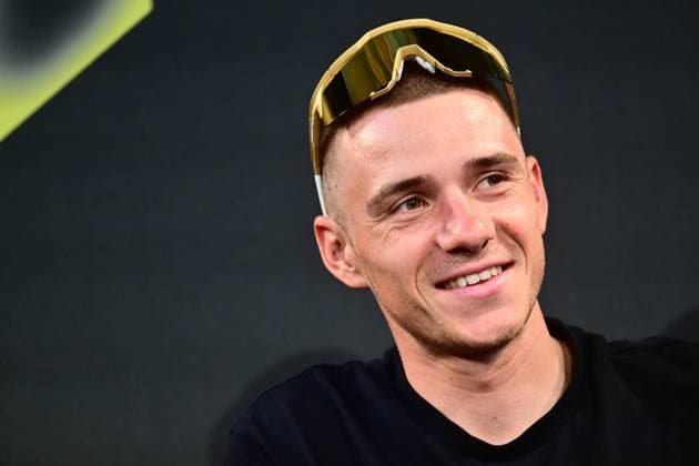 Tour de France 2026 Media Activities 02 07 2026 BARCELONA, SPAIN - JULY 02 : Evenepoel Remco (BEL) of Red Bull BORA Hansgrohe speaking with the media during a press conference, PK, Pressekonferenz prior to the 113rd edition of Tour de France 2026, on July 2, 2026 in Barcelona, Spain, 02 07 2026 Barcelona Spain  Copyright: xPeterxDexVoechtx