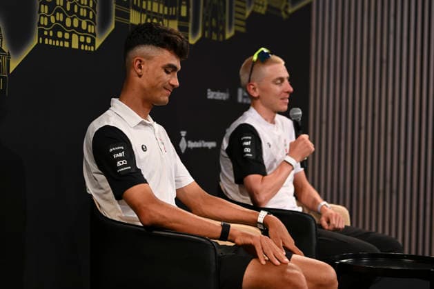 July 2, 2026, Barcelona, Turin, SPAIN: BARCELONA, SPAIN - JULY 04 : ..Isaac Del Toro during the 113th Tour De France Captain s press conference, PK, Pressekonferenz at Recinte Modernista Barcelona SPAIN - ZUMAm214 0860595679st Copyright: xMatteoxSeccix
