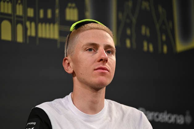 July 2, 2026, Barcelona, Turin, SPAIN: BARCELONA, SPAIN - JULY 04 : ..UAE Team Emirates slovenian rider and world champion Tadej Pogacar during the 113th Tour De France Captain s press conference, PK, Pressekonferenz at Recinte Modernista Barcelona SPAIN - ZUMAm214 0860595681st Copyright: xMatteoxSeccix