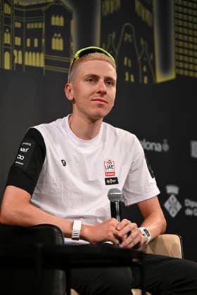 July 2, 2026, Barcelona, Turin, SPAIN: BARCELONA, SPAIN - JULY 04 : ..UAE Team Emirates slovenian rider and world champion Tadej Pogacar during the 113th Tour De France Captain s press conference, PK, Pressekonferenz at Recinte Modernista Barcelona SPAIN - ZUMAm214 0860595889st Copyright: xMatteoxSeccix
