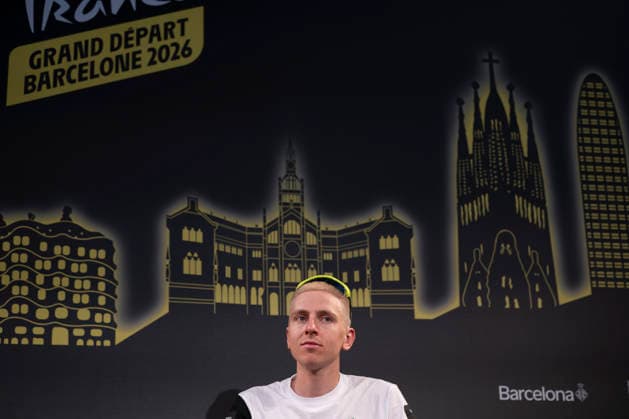 July 2, 2026, Barcelona, Turin, SPAIN: BARCELONA, SPAIN - JULY 04 : ..UAE Team Emirates slovenian rider and world champion Tadej Pogacar during the 113th Tour De France Captain s press conference, PK, Pressekonferenz at Recinte Modernista Barcelona SPAIN - ZUMAm214 0860595949st Copyright: xMatteoxSeccix