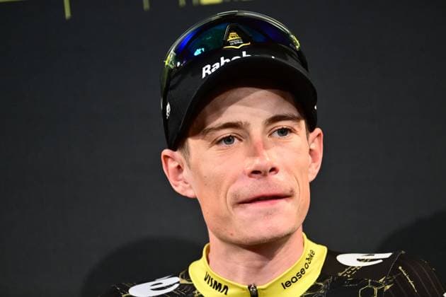 Tour de France 2026 Media Activities 02 07 2026 BARCELONA, SPAIN - JULY 02 : Vingegaard Jonas (DEN) of Team Visma Lease a Bike speaking with the media during a press conference, PK, Pressekonferenz prior to the 113rd edition of Tour de France 2026, on July 2, 2026 in Barcelona, Spain, 02 07 2026 Barcelona Spain  Copyright: xPeterxDexVoechtx