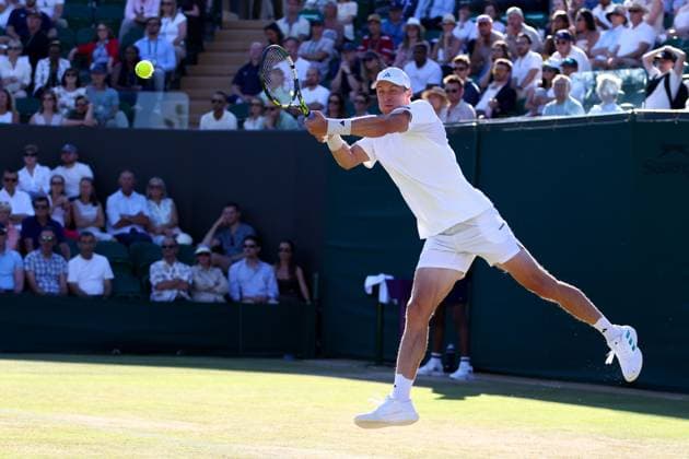 Jan Choinski during his second round match Wimbledon Tennis Championships, Day 4, The All England Lawn Tennis and Croquet Club, London, UK - 02 Jul 2026London The All England Lawn Tennis and United Kingdom  Copyright: xKieranxMcManus Shutterstockx 16970349fb