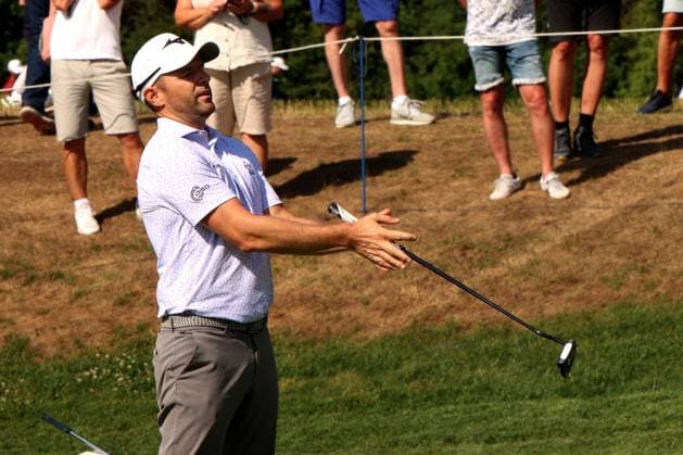 EICHENRIED, GERMANY - JULY 02: SCHNEIDER, Marcel (GER) trough his club at the Round 1 of the BMW International Open, Eichenried, Germany, DP World TOUR, Round 1 on July 02, 2026 in Eichenried, Germany, BMW International Open, Eichenried, Germany, 02.07.2026 Bavaria Germany Copyright: xPhotographer:xNilsxKoepkex