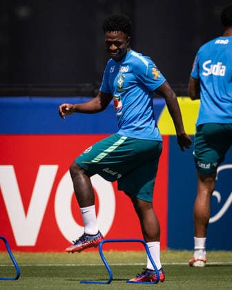 Vinicius Junior of Brazil training at their New Jersey base the Columbia Park Training Facility in Morristown, NJ, United States. (Photo by Ricardo Nogueira SPP)  Copyright: xRicardoxNogueira SPPx Sportspressphoto_SPR182750