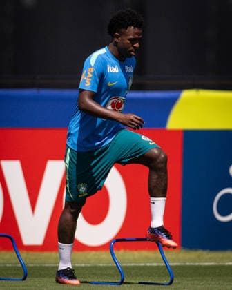 Vinicius Junior of Brazil training at their New Jersey base the Columbia Park Training Facility in Morristown, NJ, United States. (Photo by Ricardo Nogueira SPP)  Copyright: xRicardoxNogueira SPPx Sportspressphoto_SPR182752