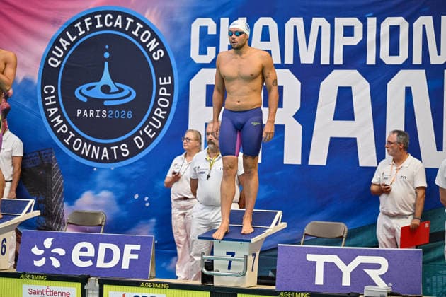 2026 French Swimming Championships Men 400m Freestyle Final A Logan Fontaine Logan Fontaine in the Men’s 400m Freestyle Final A at the French Swimming Championships in Saint-Étienne, France, on 2 July 2026. Photo by Julien Reynaud APS-Medias ABACAPRESS.COM Saint Etienne France  Copyright: xReynaudxJulien APS-Medias ABACAx