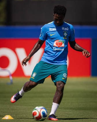 Vinicius Junior of Brazil training at their New Jersey base the Columbia Park Training Facility in Morristown, NJ, United States. (Photo by Ricardo Nogueira SPP)  Copyright: xRicardoxNogueira SPPx Sportspressphoto_SPR182759
