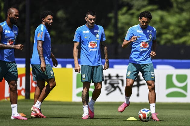 Brazilian Team training at their New Jersey base the Columbia Park Training Facility in Morristown, NJ, United States. (Photo by Rebekah Wynkoop SPP)  Copyright: xRebekahxWynkoop SPPx Sportspressphoto_SPR182763